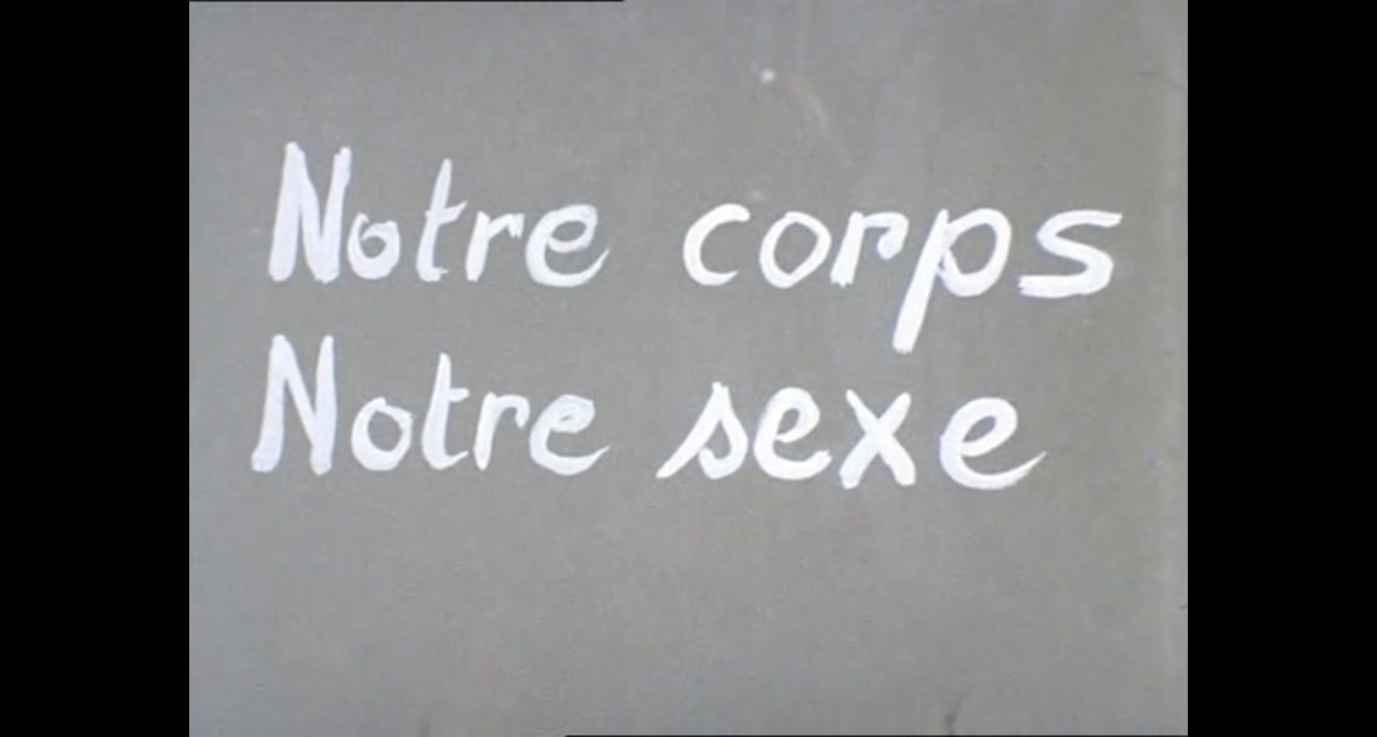  film title from Réponse de femmes: Notre corps, notre sexe by Agnès Varda